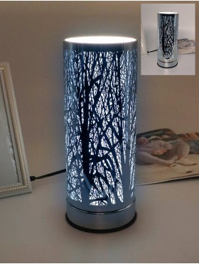 Branch Cut-out Cylinder Touch Lamp